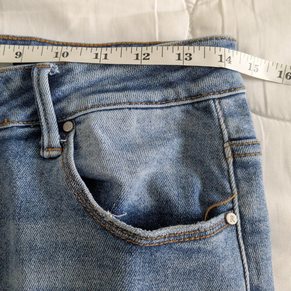 Risen Jeans Women's 30 Freckled Poppy Trophy Wife Hi Rise Ankle Slim Straight 11 - Picture 14 of 16